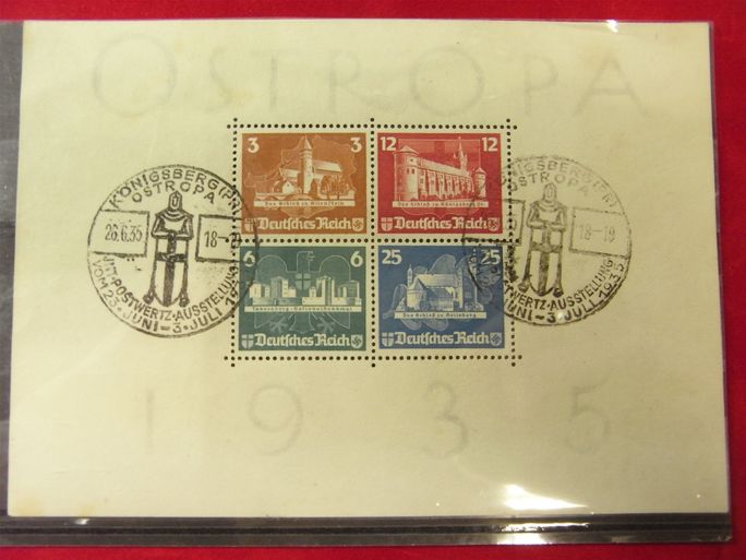 Briefmarken Block Ostropa 1935