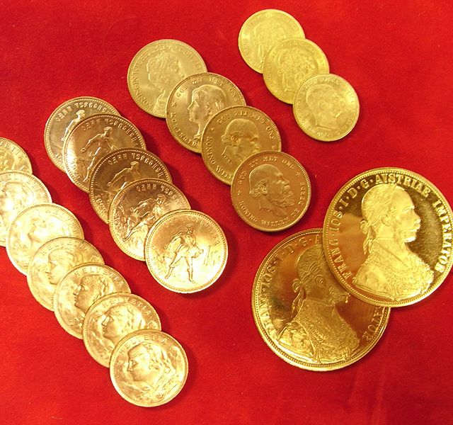 Gold Münz Sammlung
