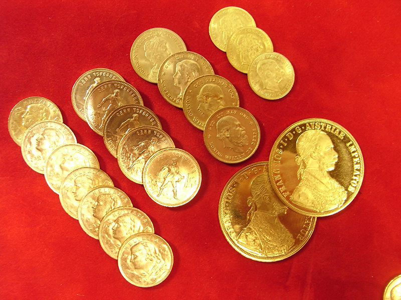 Goldmünzen aus Österreich